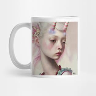 She was a sort of unicorn, created in Midjourney by Kim Turner Art Mug